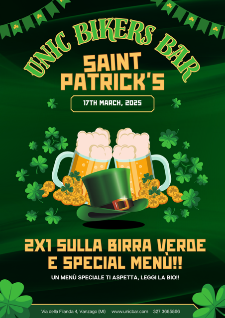 St. Patrick’s Night – Lunedì 17 Marzo