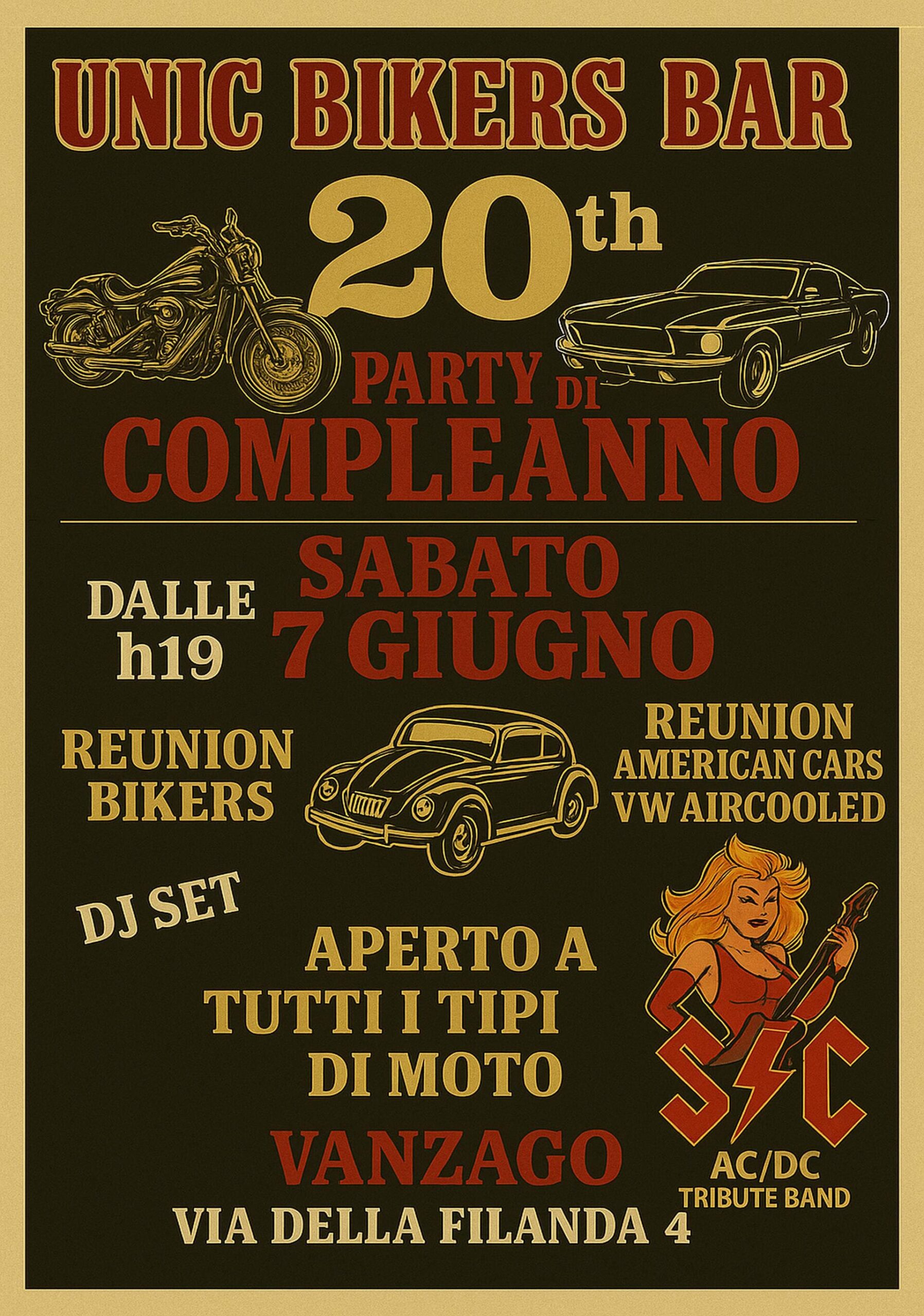 20th Party di compleanno – 7 giugno 2025